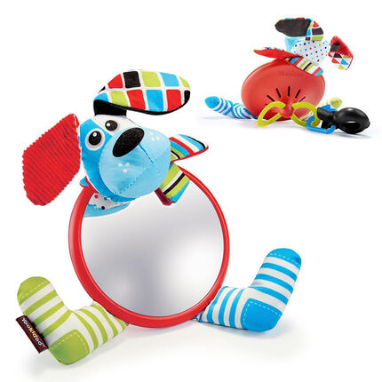 Peluche miroir chien