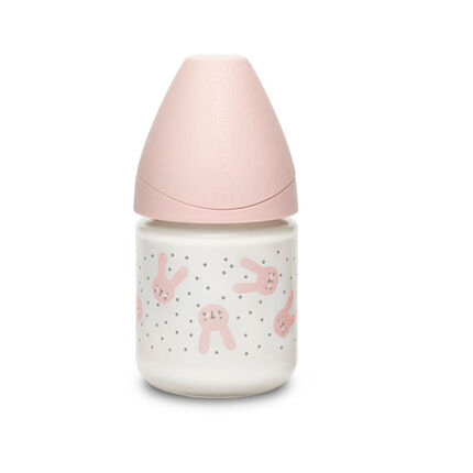 Biberon en verre Hygge 120 ml - Rose