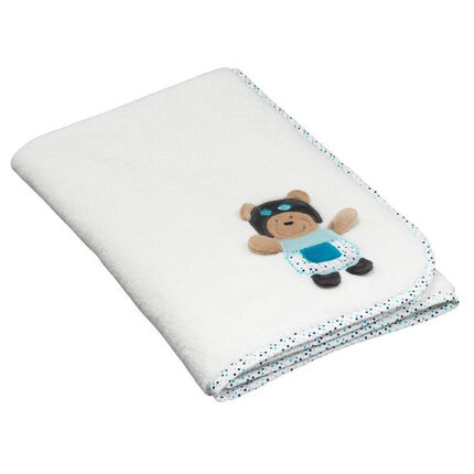 Couverture Lazare - 75 x 100 cm blanc