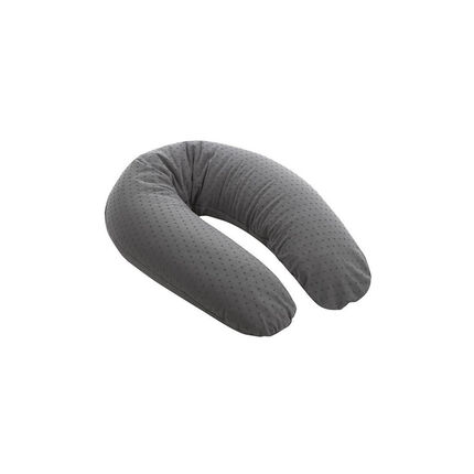 Coussin d'allaitement Comfy big – Pompom grey gris