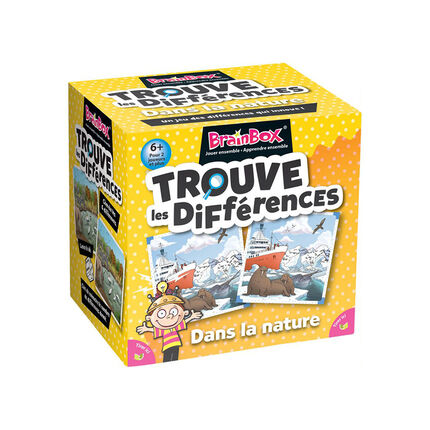 Jeux des Différences BrainBox - Vacances jaune
