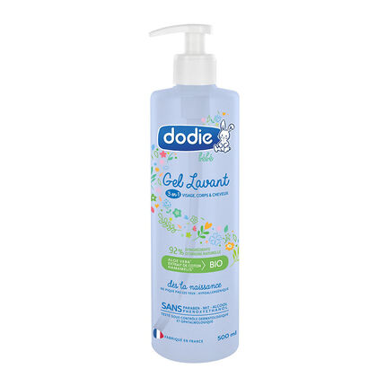 Gel lavant 3 en 1 - 500 ml transparent