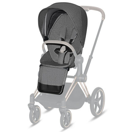 Habillage pour poussette Priam Plus - Manhattan grey Plus gris