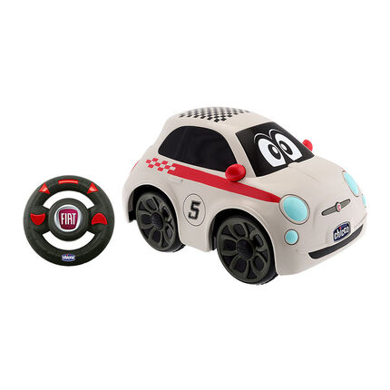 Voiture Radiocommandée - Fiat 500 1er Age blanc