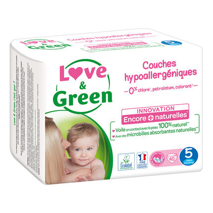 Couche hypoallergénique taille 5 - x40 blanc