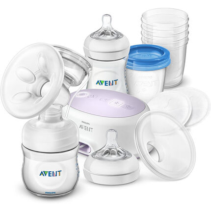 Kit tire-lait électrique Natural + Accessoires transparent