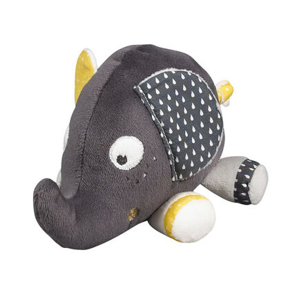 Doudou Babyfan petit modèle - 18 x 14 cm marron