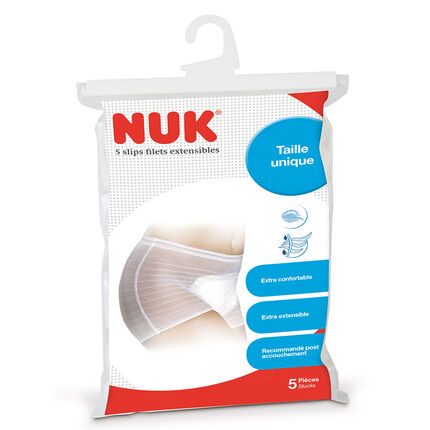 Slips filets extensibles - 5 pièces blanc