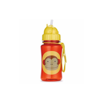 Gourde avec paille Singe rouge