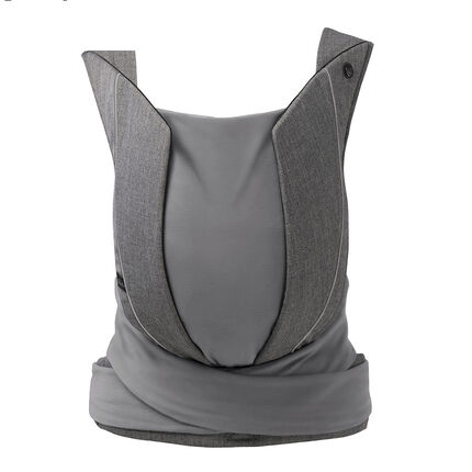 Porte-bébé Yema Tie - Denim Manhattan Grey gris