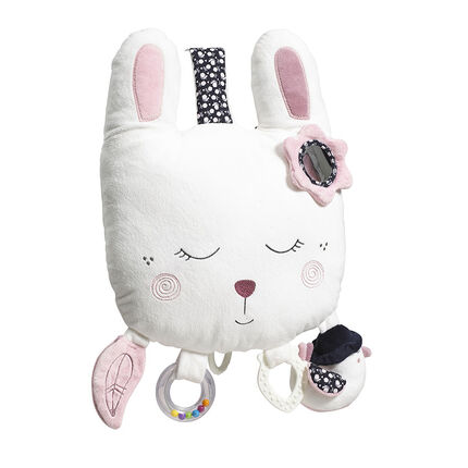 Jouet de lit Led musical - Miss Fleur de Lune blanc/rose