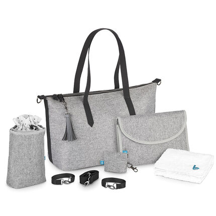 Sac à langer le Champs-Elysées - Smokey gris