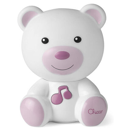 Veilleuse musicale Ours Dreamlight - Rose