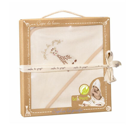 Cape de Bain So'Pure - Sophie la Girafe beige