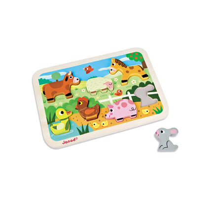 Puzzle 1er age Ferme Chunky