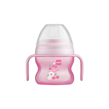 Tasse à bec souple 150 ml 6m+ – Fille rose