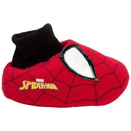 Chaussons peluche Spider-Man pour enfant garçon 24 rouge moyen