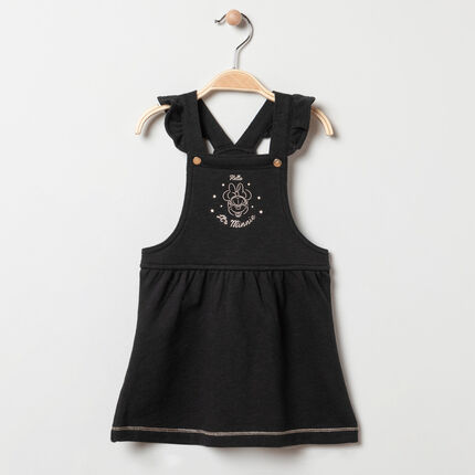 Robe à bretelles print Minnie Disney pour bébé fille 3 mois gris foncé