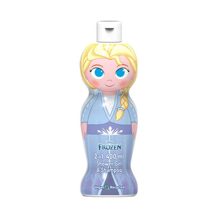 Gel douche + shampoing Elsa - 400ml bleu