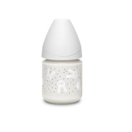Biberon en verre Hygge 120 ml - Gris
