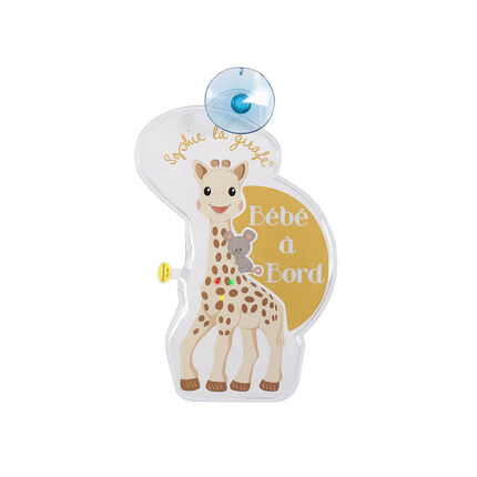 Bébé à bord lumineux Sophie la girafe imprimé