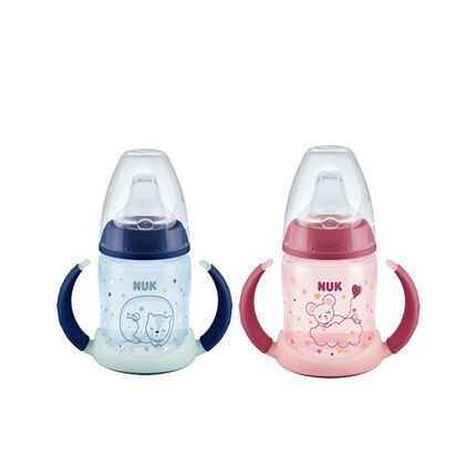 Tasse d'apprentissage First Choice 150 ml en silicone - Nuit Panaché bleu