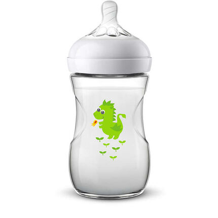 Biberon Natural 260 ml - Dragon transparent