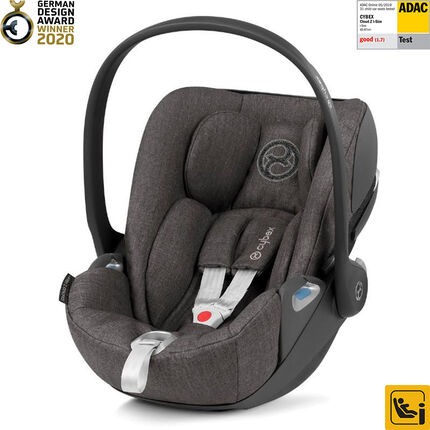 Siège-auto Cloud Z i-Size Plus - Manhattan grey/Mid grey noir