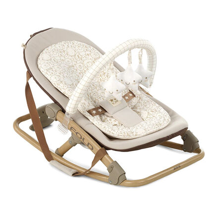 Transat pliable Fold Glitter beige
