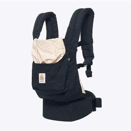 Porte-bébé Original nouvelle version - Black/camel noir