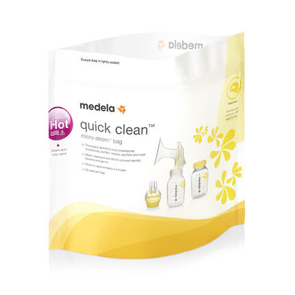 Sachets de stérilisation pour micro-ondes - Quick Clean blanc