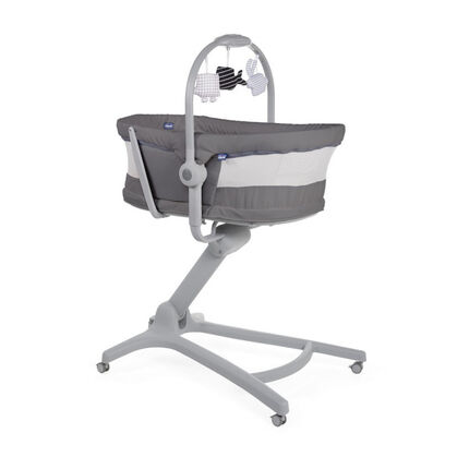 Transat Baby Hug Air 4 en 1 - Dark Grey noir