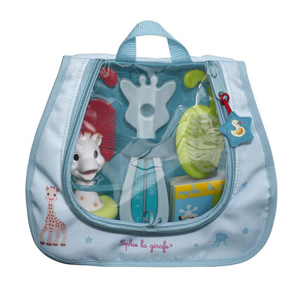 Trousse de bain Essentiel - Sophie la Girafe bleu