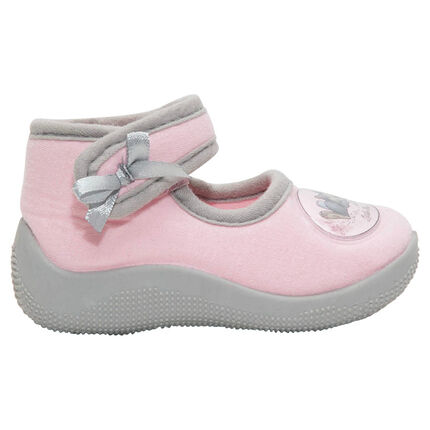 Chaussons forme babies avec badge Disney Panpan 23 rose clair
