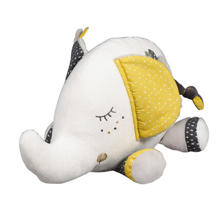 Doudou Babyfan moyen modèle - 28 x 23 cm blanc