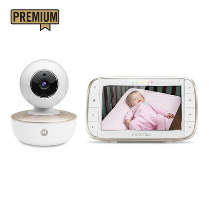Babyphone vidéo wifi MBP855 Connect 2 en 1 blanc