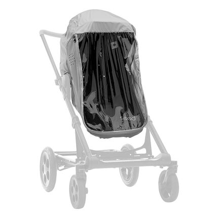 Protection pluie pour poussette Seed - Gris neutre
