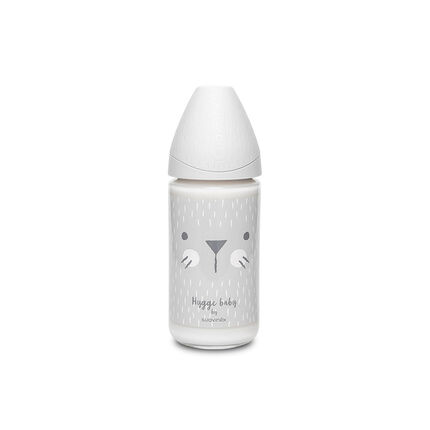 Biberon en verre Hygge 240 ml - Gris