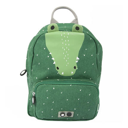 Sac à dos bébé en coton - Mr. Crocodile vert