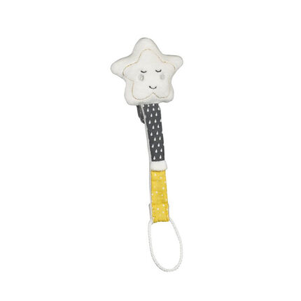 Attache sucette Babyfan blanc