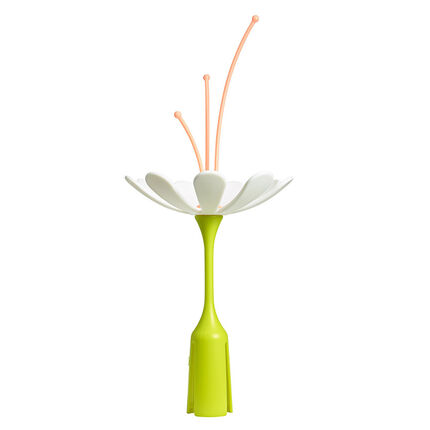 Egouttoir Fleur Stem - Vert/Blanc