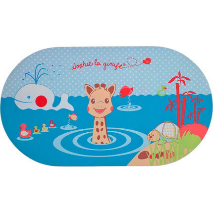 Tapis de bain - Sophie la Girafe bleu