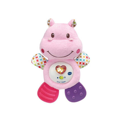 Peluche Croc'Hippo - Rose