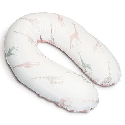 Coussin d'allaitement Doomoo Buddy - Giraf Pink imprimé/multicolore