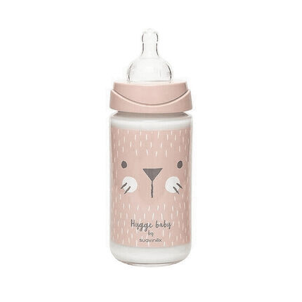Biberon en verre Hygge 240 ml - Rose