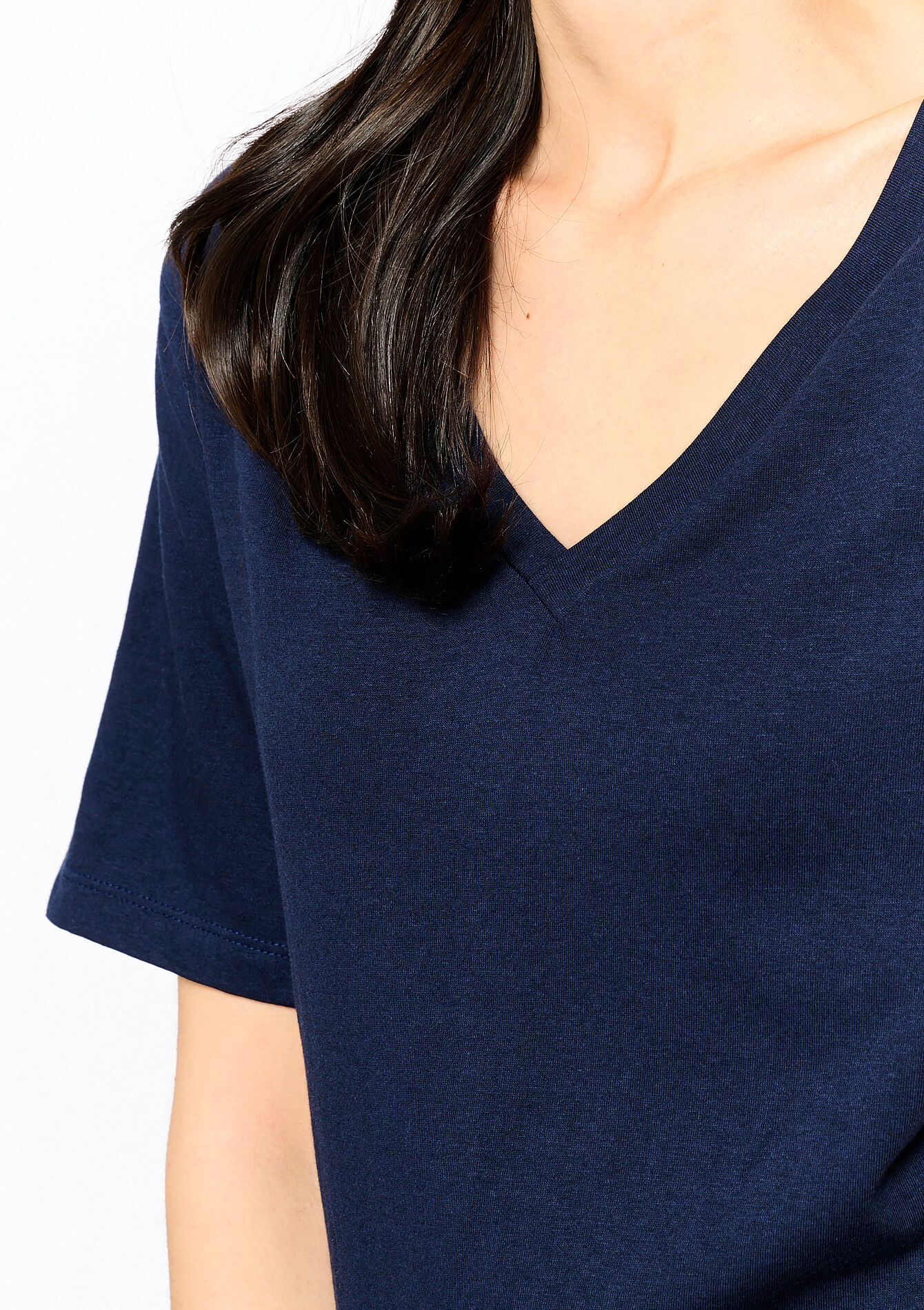 T-shirt basique, undefined - NAVY BASIC - undefined