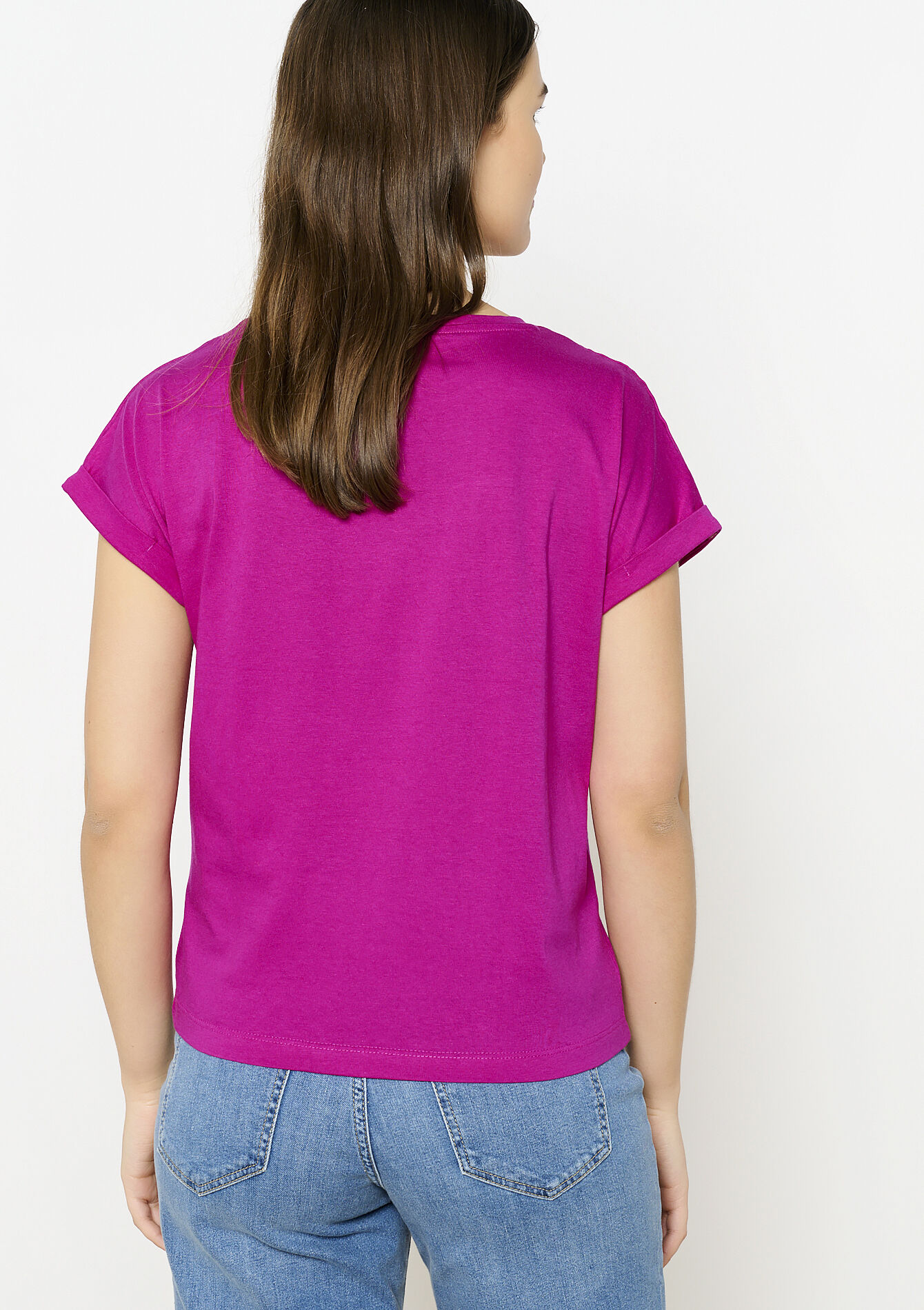 T-shirt basique, T-shirt basique - VIOLINE - 02301630_2576