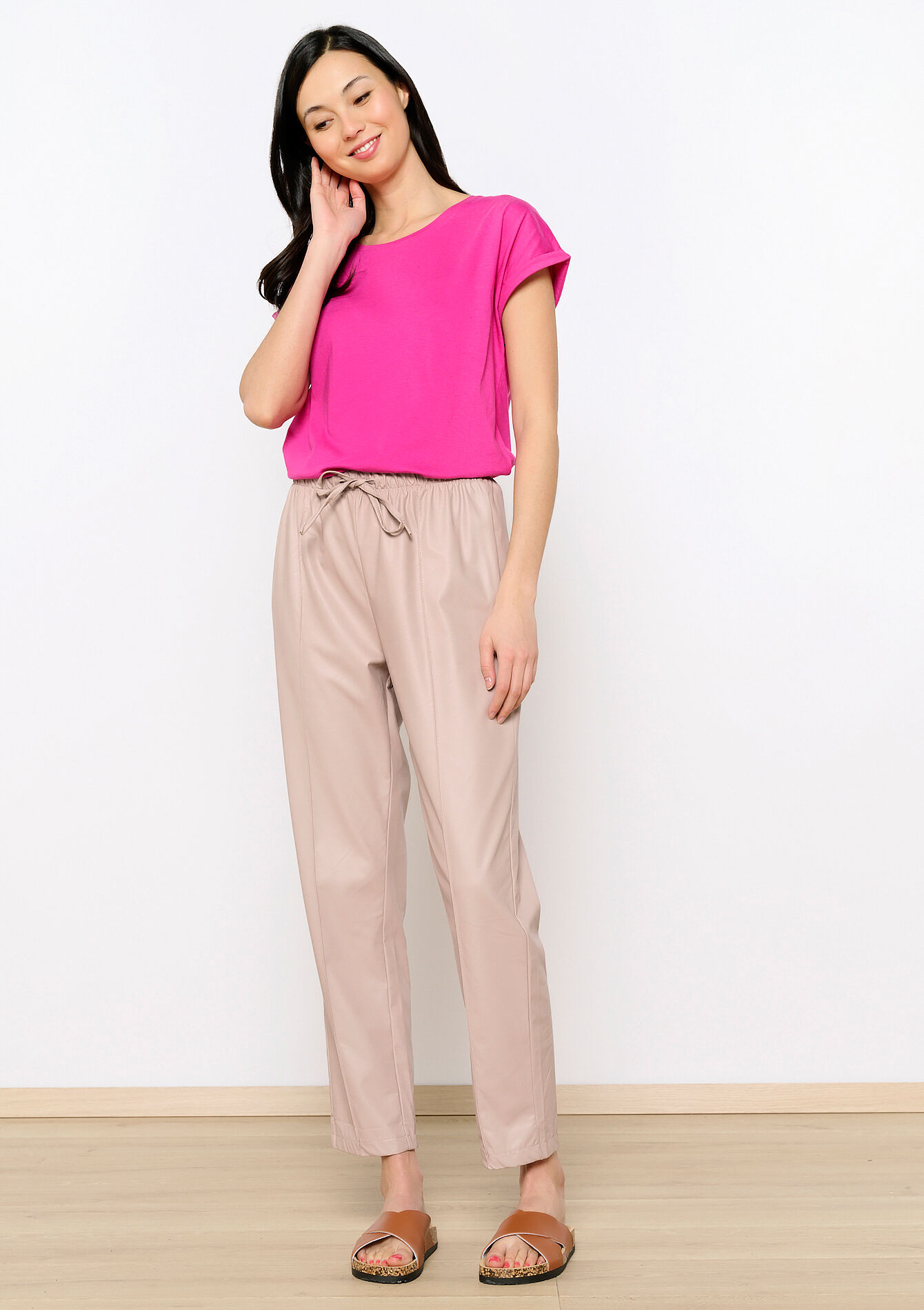T-shirt basique, T-shirt basique - FUCHSIA - 02301630_5626