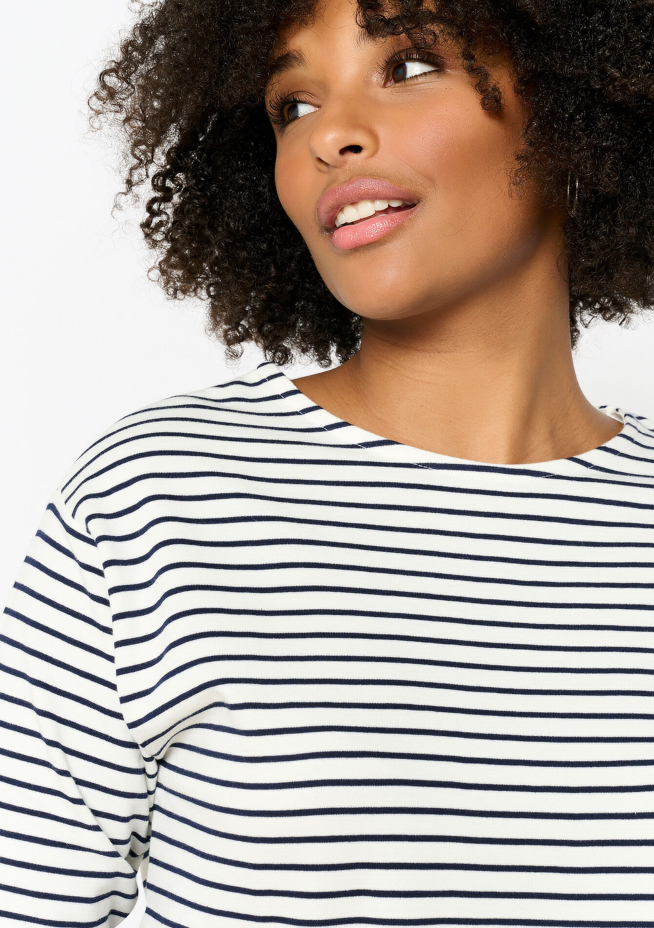 T-shirt basique à rayures, undefined - OFFWHITE - undefined