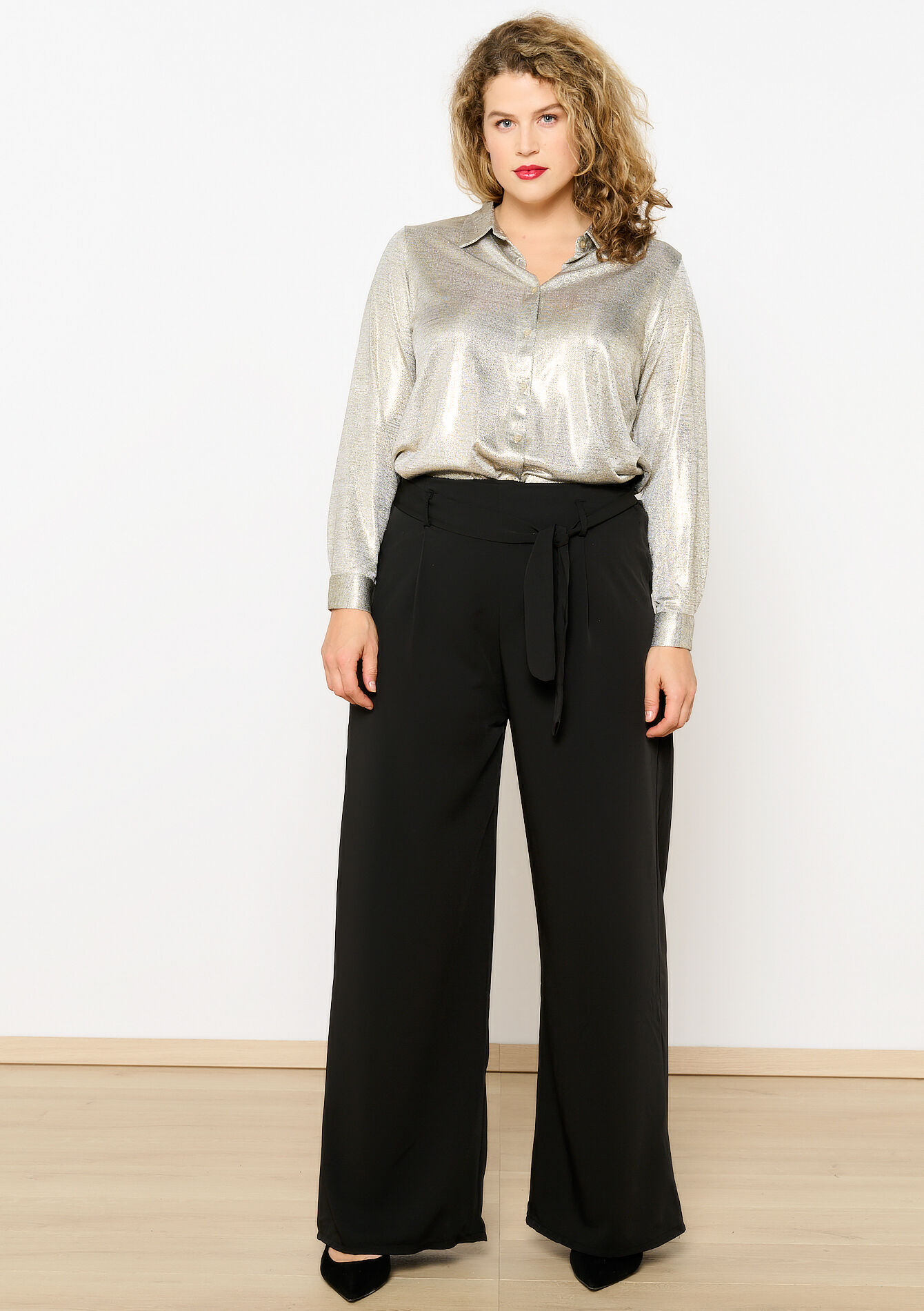 Chemise métallisée, Chemise métallisée - GOLD - 02400319_1058